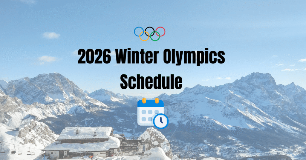 2026 Winter Olympics Schedule